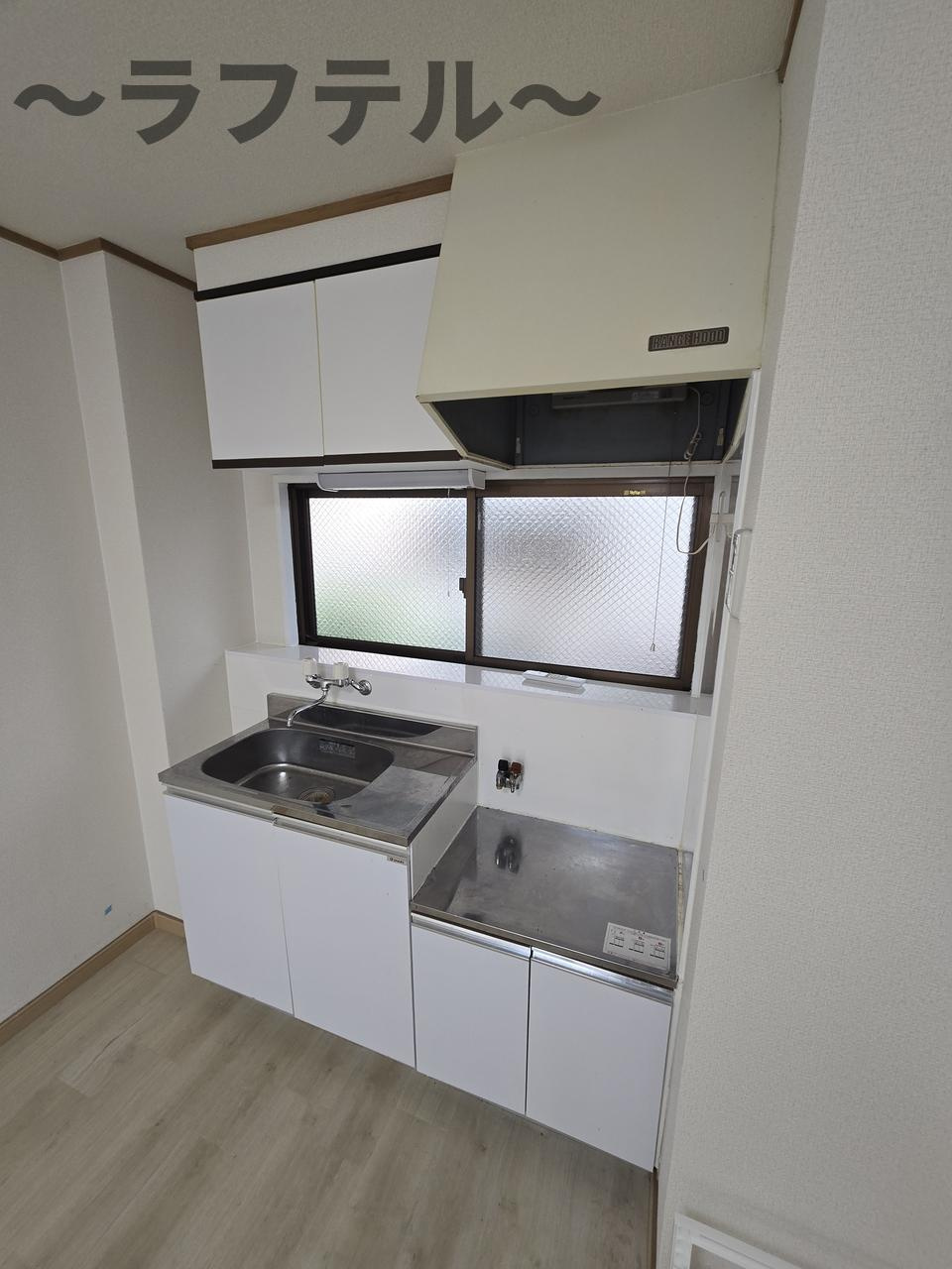 所沢市喜多町のアパートのキッチン