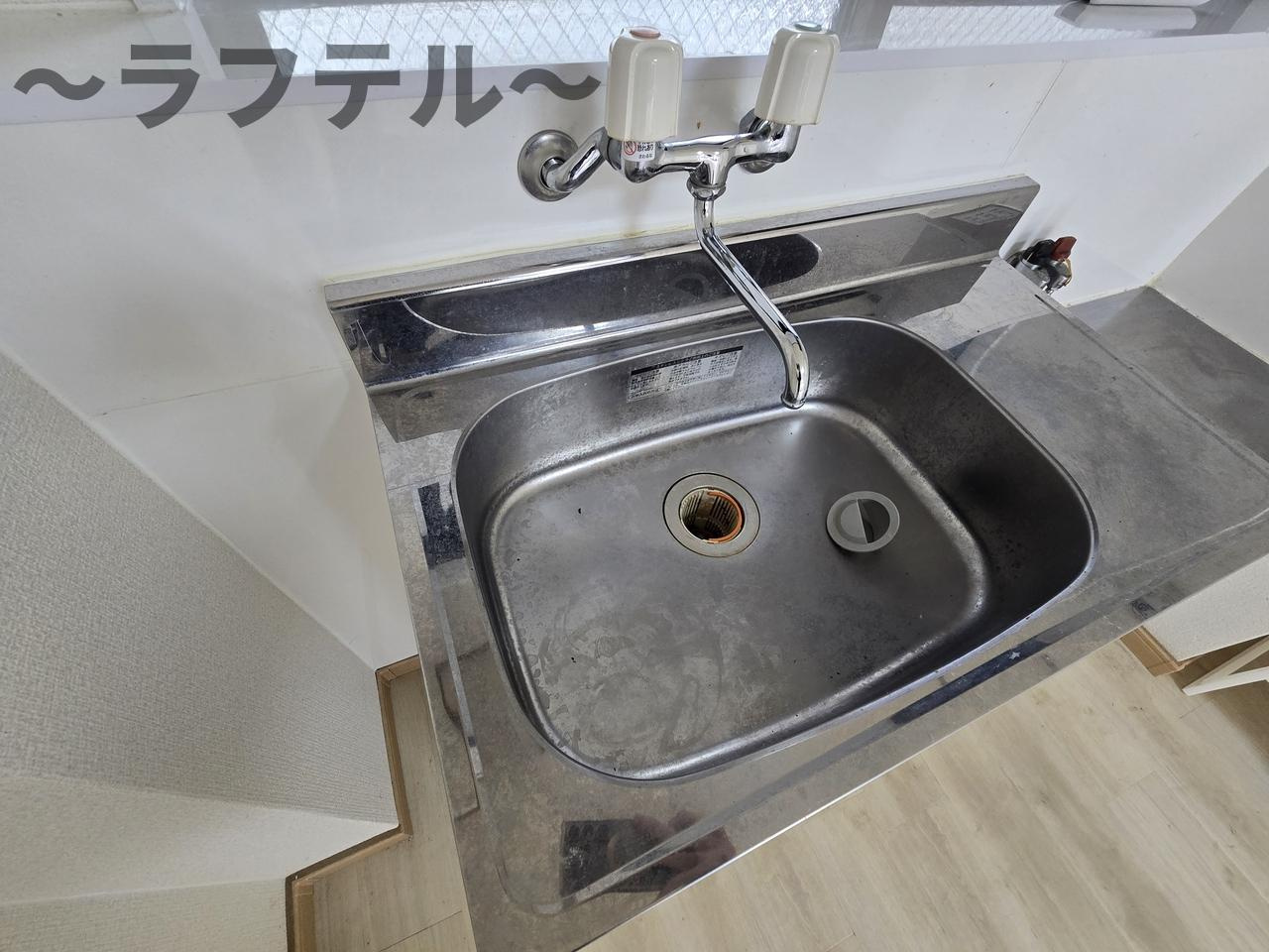 所沢市喜多町のアパートのキッチン