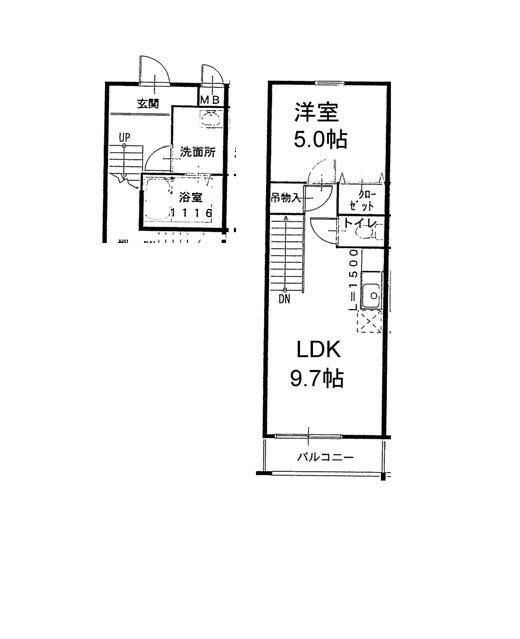 フジパレス谷町Ａ棟の間取り