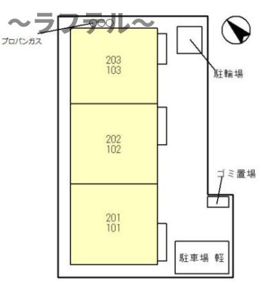 ブルーデイジーの区画図