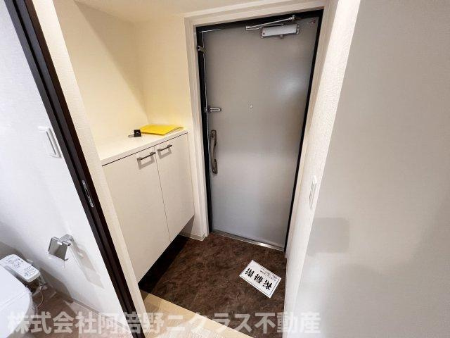 ラクラス阿倍野元町の玄関