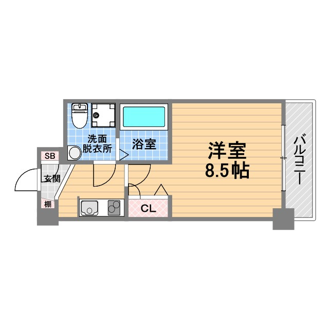 セレニテ甲子園Ⅱの間取り