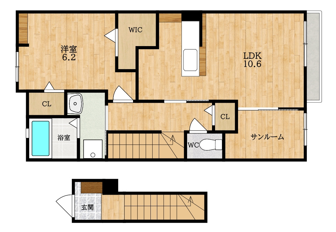 フォンテーヌの間取り
