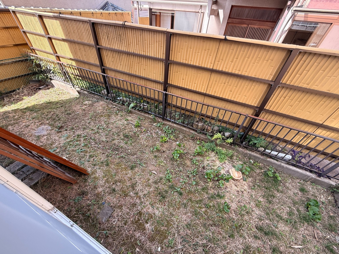 上牧町戸建のバルコニー