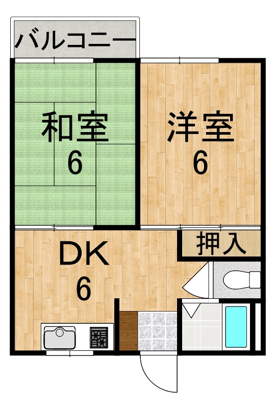 ニュー芝ハイツの間取り