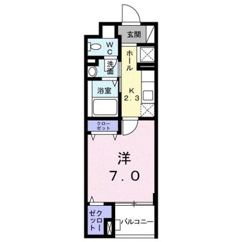 ジュピター　ムサシノの間取り