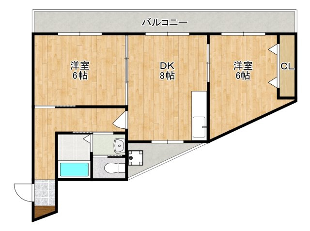 サンハイツ上村の間取り