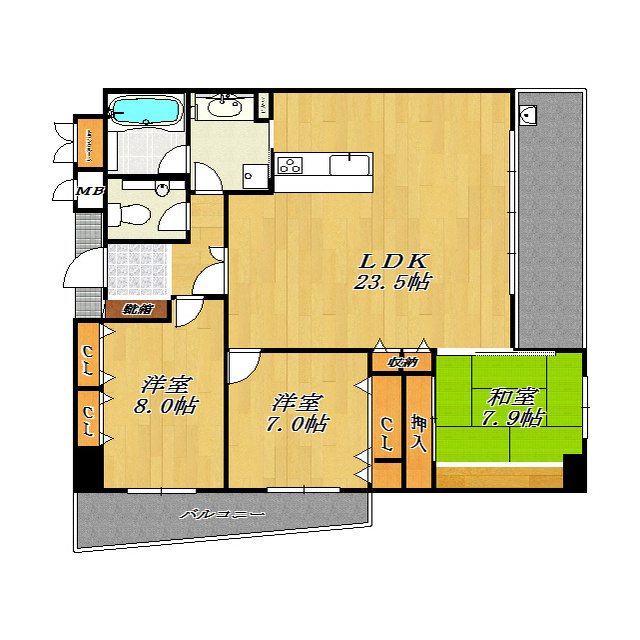 帝塚山松寿庵の間取り