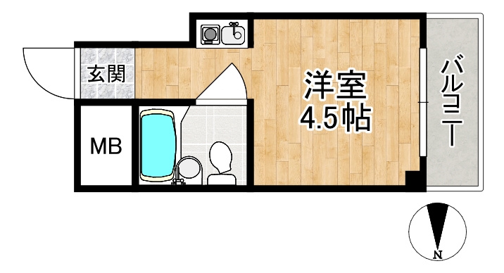 フォレスト高畑マンションの間取り