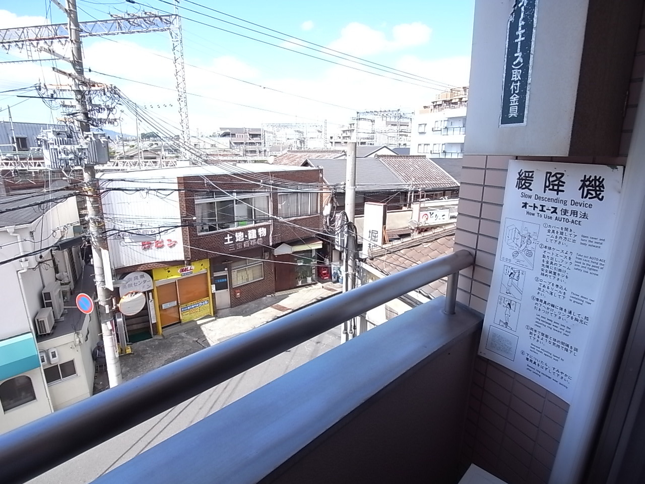 ＮＢビルのバルコニー