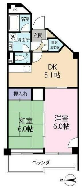 メゾン常盤の間取り
