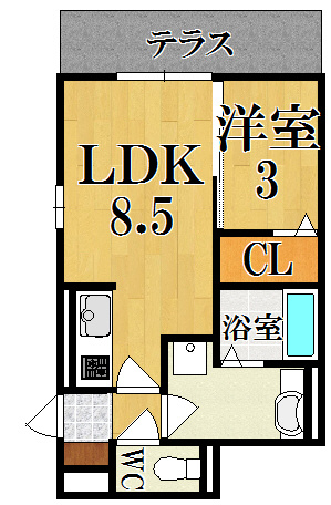 ミコルミナスの間取り