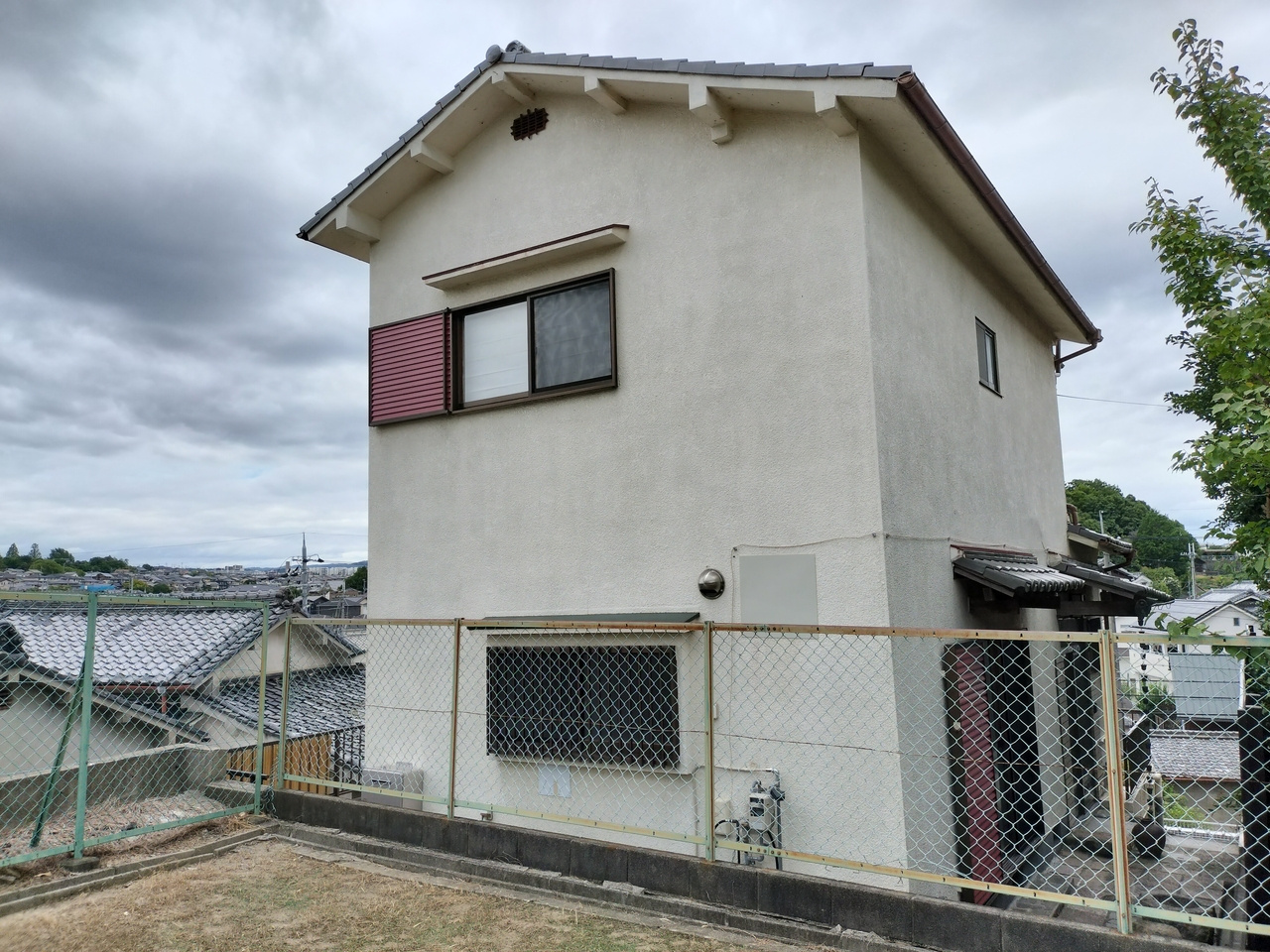 中山町一戸建の駐車場
