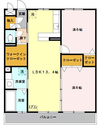 ロイヤルヒルズ武蔵浦和の間取り