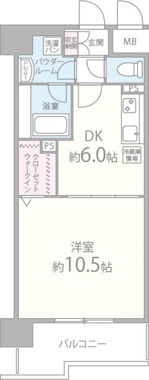 グランドゥール敷津の間取り