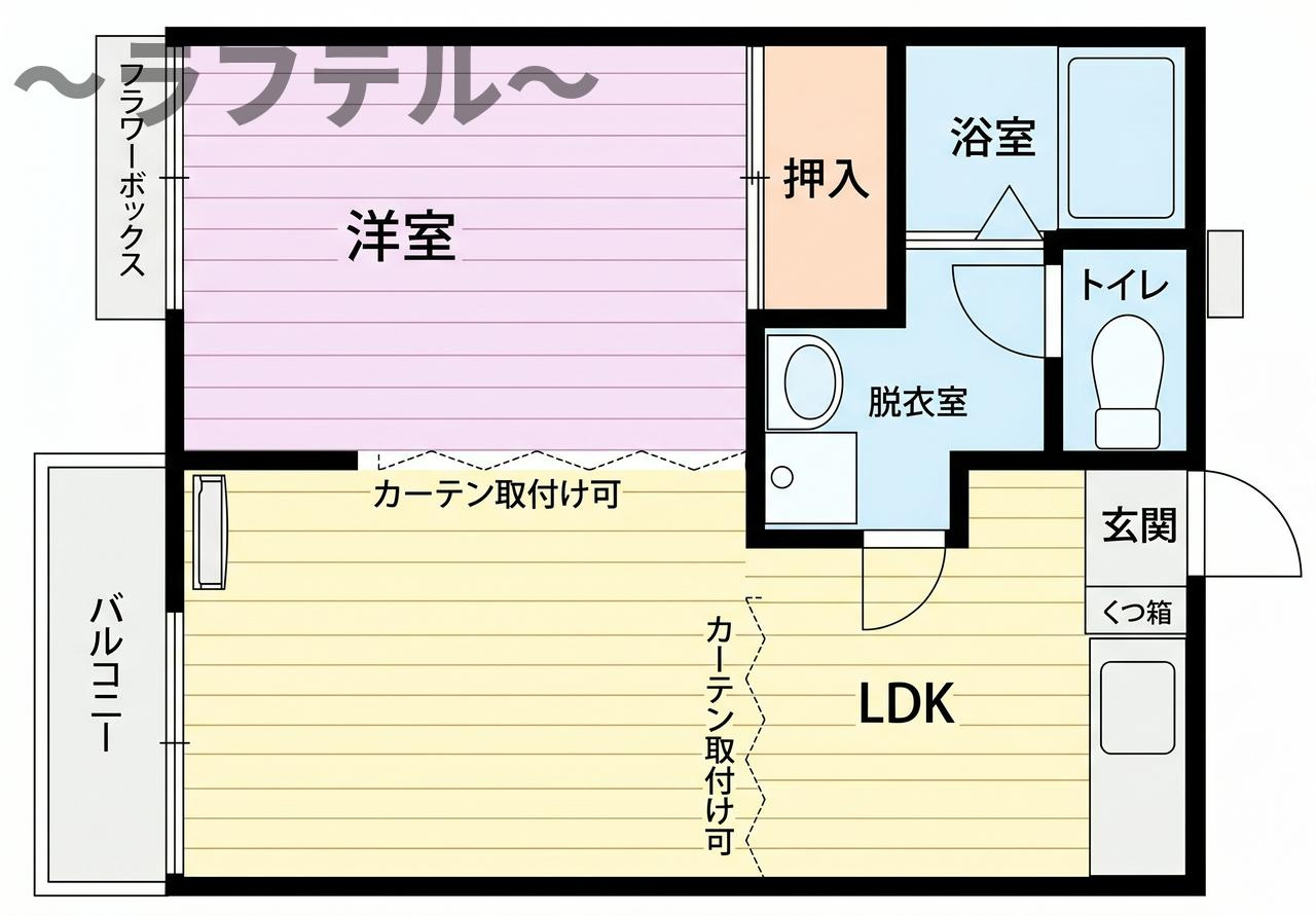 グランデュール小手指の間取り