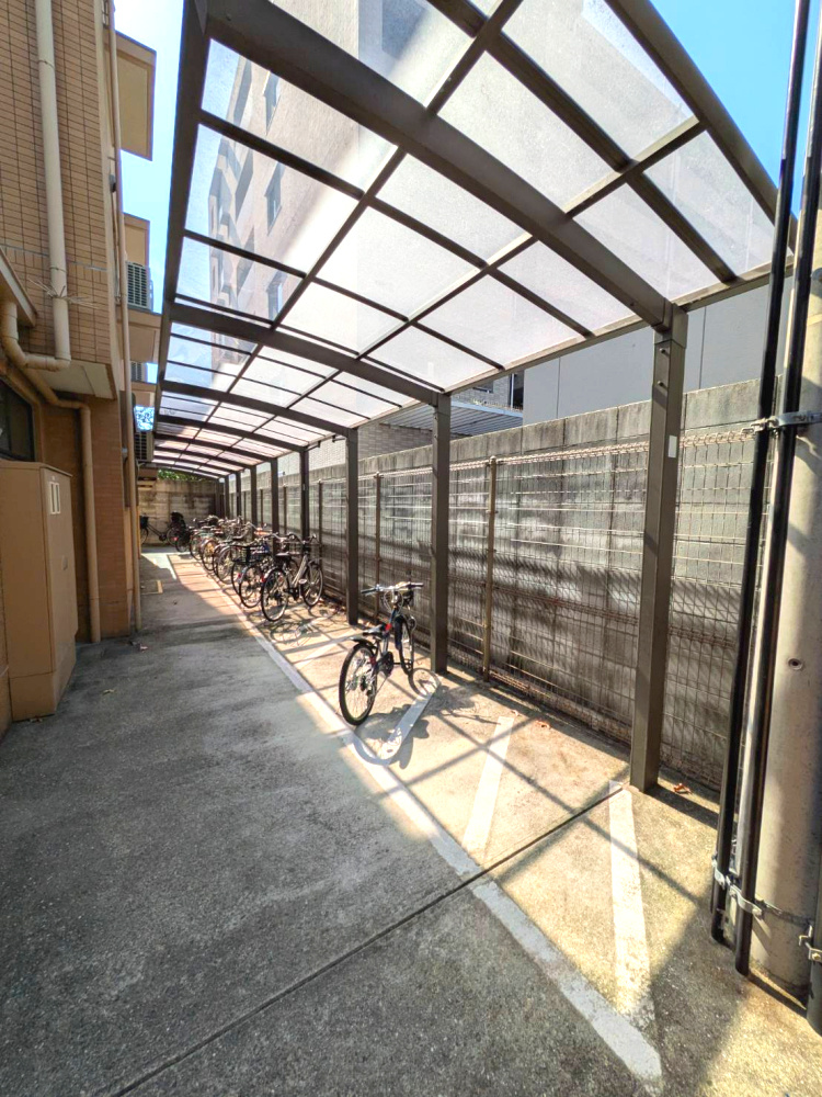サブライムにしきたのその他共用部分|駐輪場です