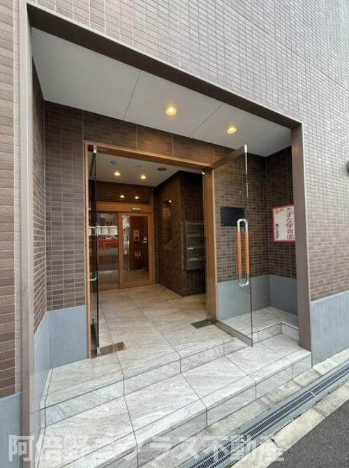 ナチュレ阿倍野のエントランス