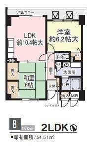 文の里ハイムの間取り