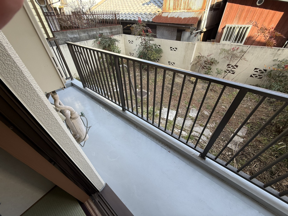 シェモア鞍馬口Ⅱのバルコニー