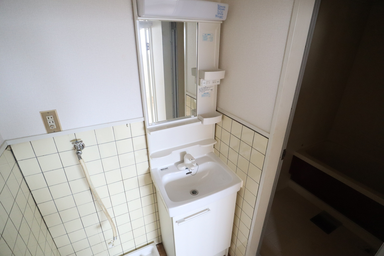 生駒レックスマンションの洗面所