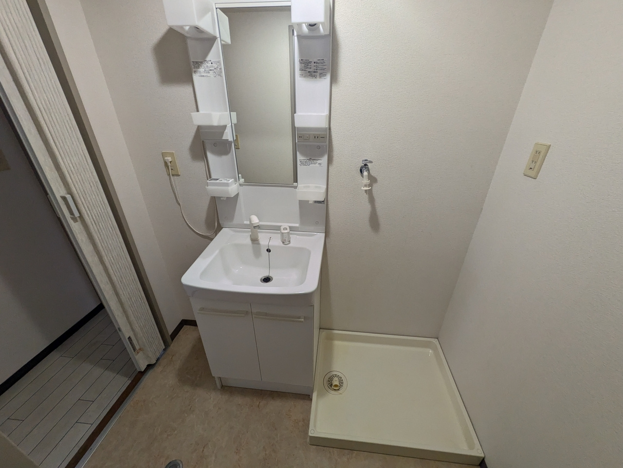 リヴィエールⅠの洗面所
