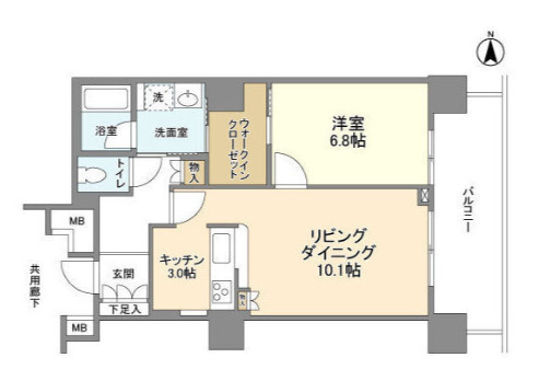 豊洲シエルタワーの間取り