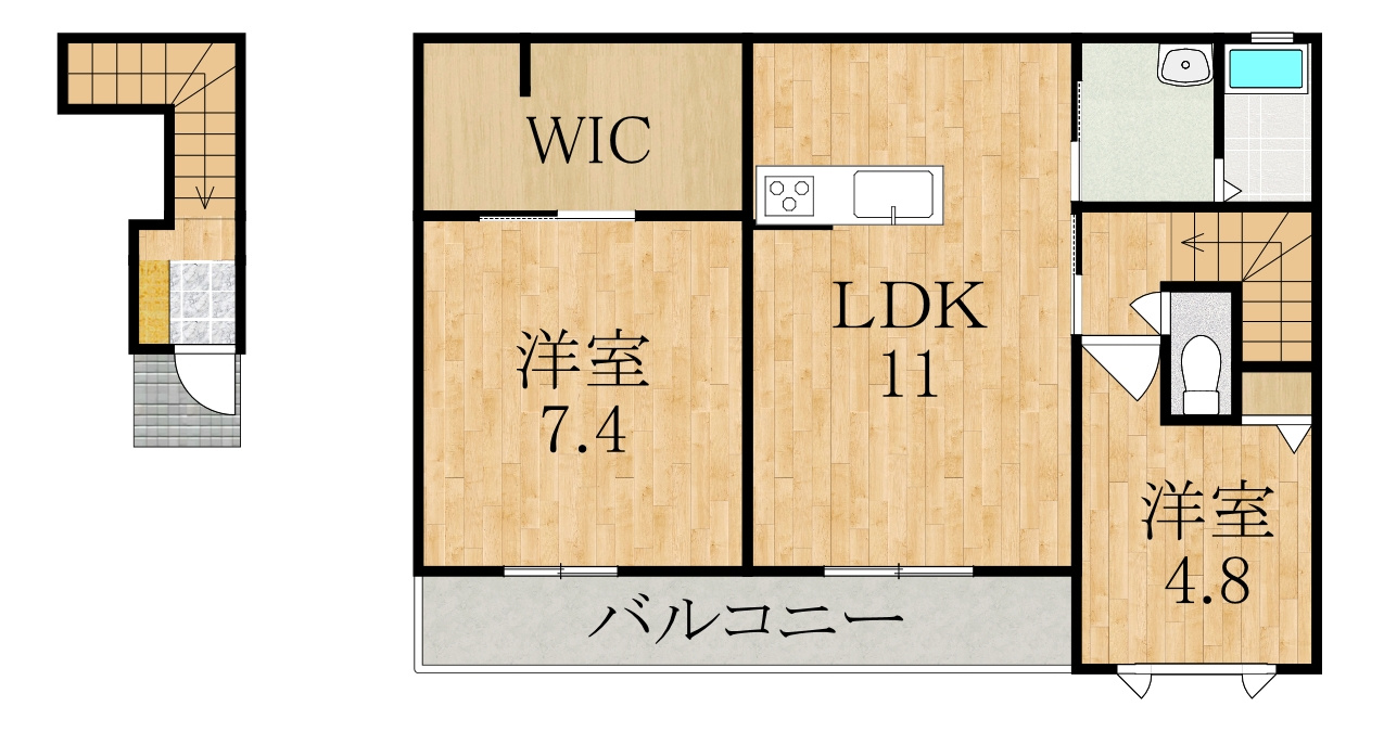 グランシャリオの間取り