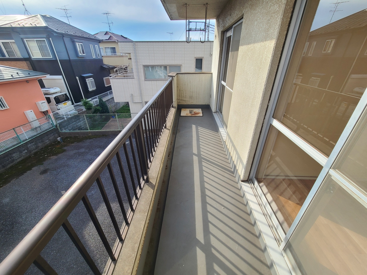 ゴールドマンション小熊ＰＡＲＴ１のバルコニー|★洗濯物がよく乾く、日当たり＆風通し良好のバルコニー★