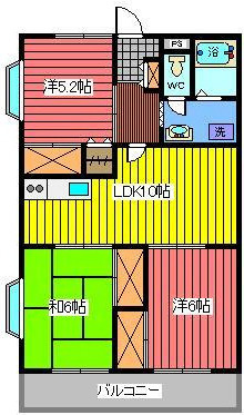 ゴールドマンション小熊ＰＡＲＴ１の間取り|★２階角部屋の間取りです★