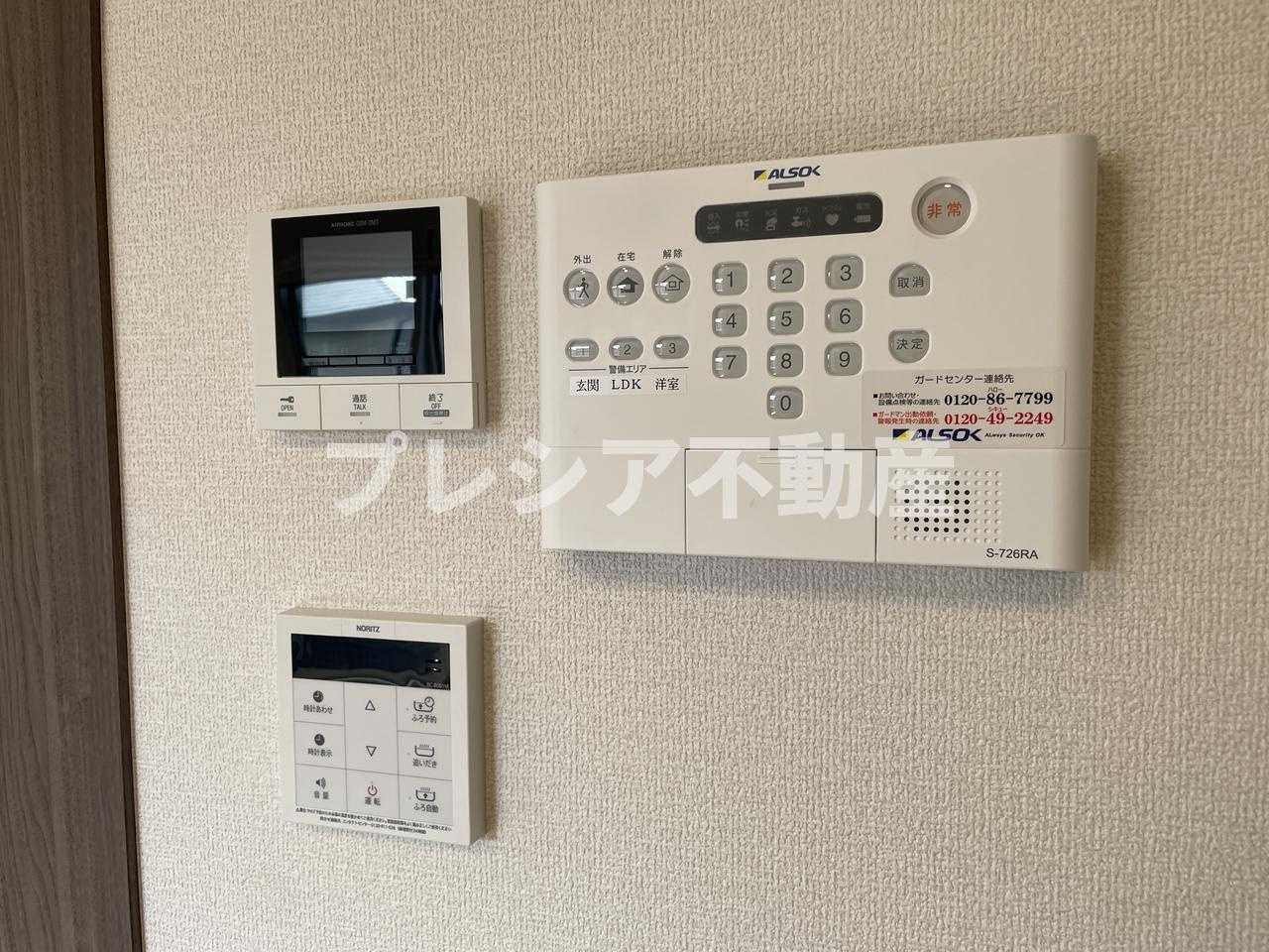 D-ROOM甲子園口のセキュリティ