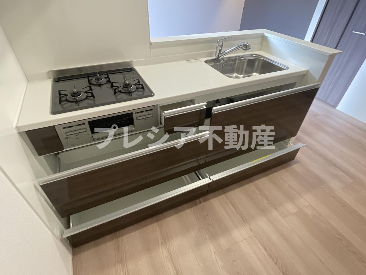 D-ROOM甲子園口のキッチン