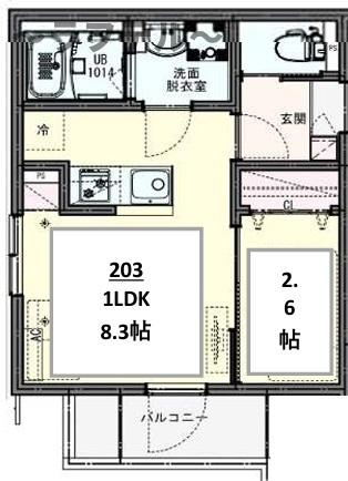 シエル狭山ヶ丘の間取り
