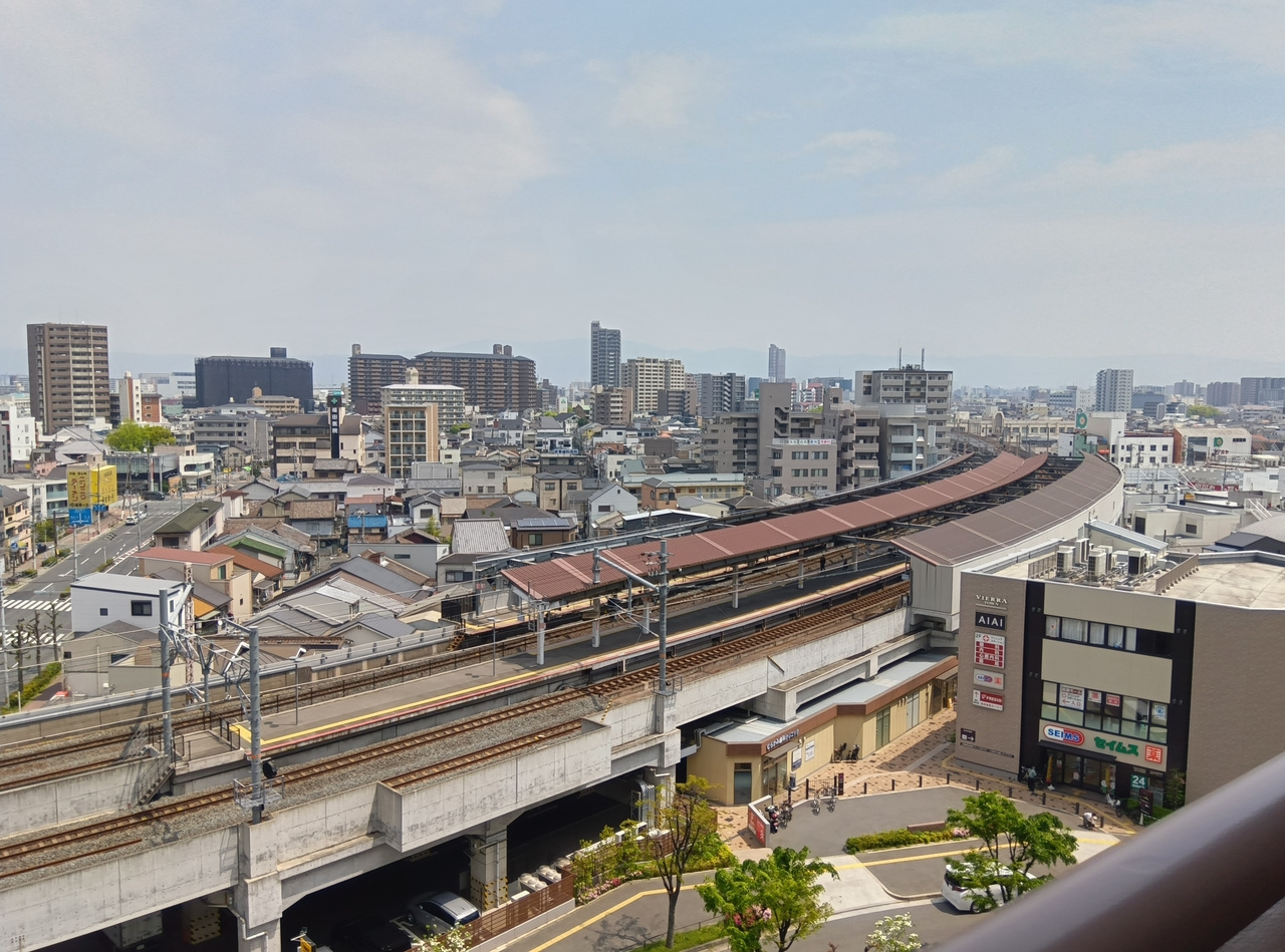 鴫野コーポ四号棟の展望