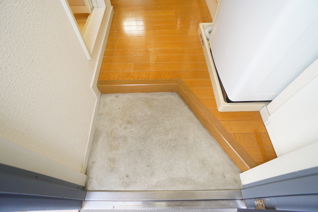 レオパレスカサの玄関