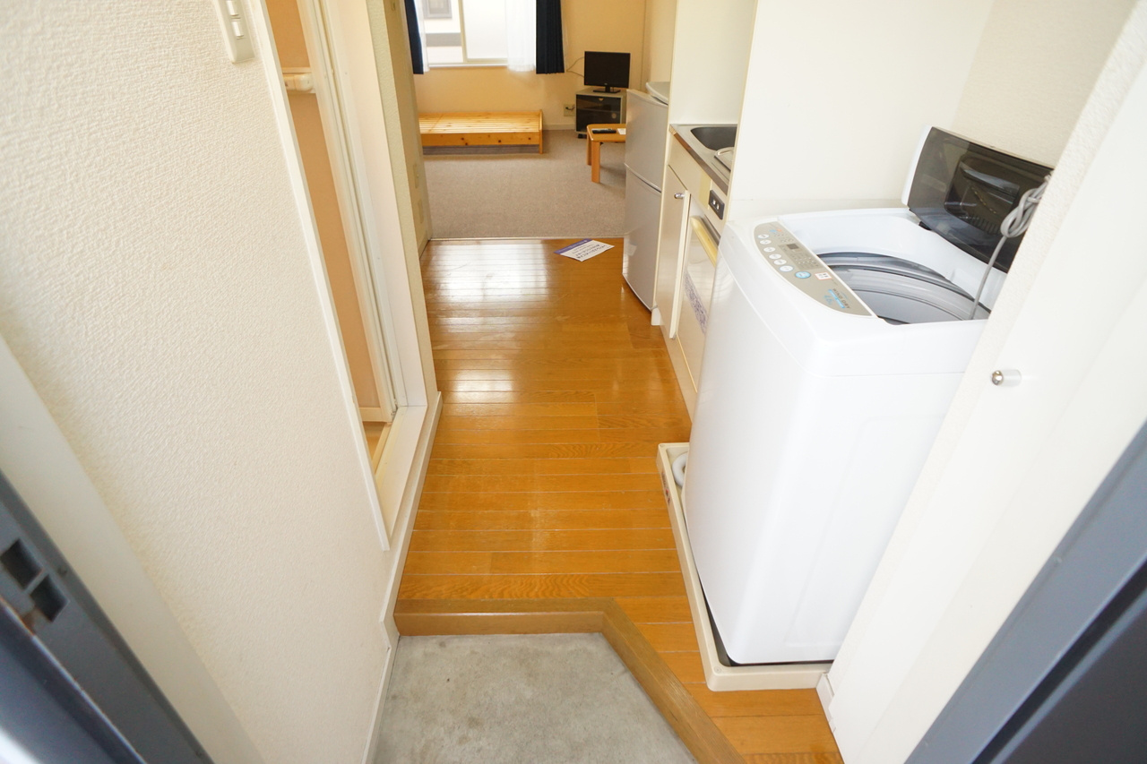 レオパレスカサの玄関