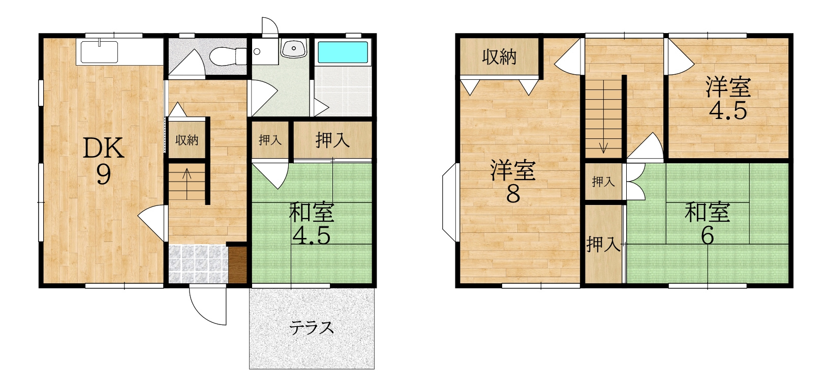 ガーデンヒルズ高の原の間取り