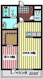 トレビナ中浦和の間取り