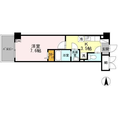ソレイユ真田山の間取り