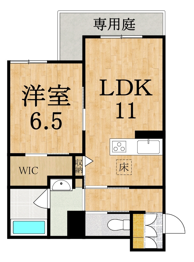 シャーメゾン　ジュネスの間取り