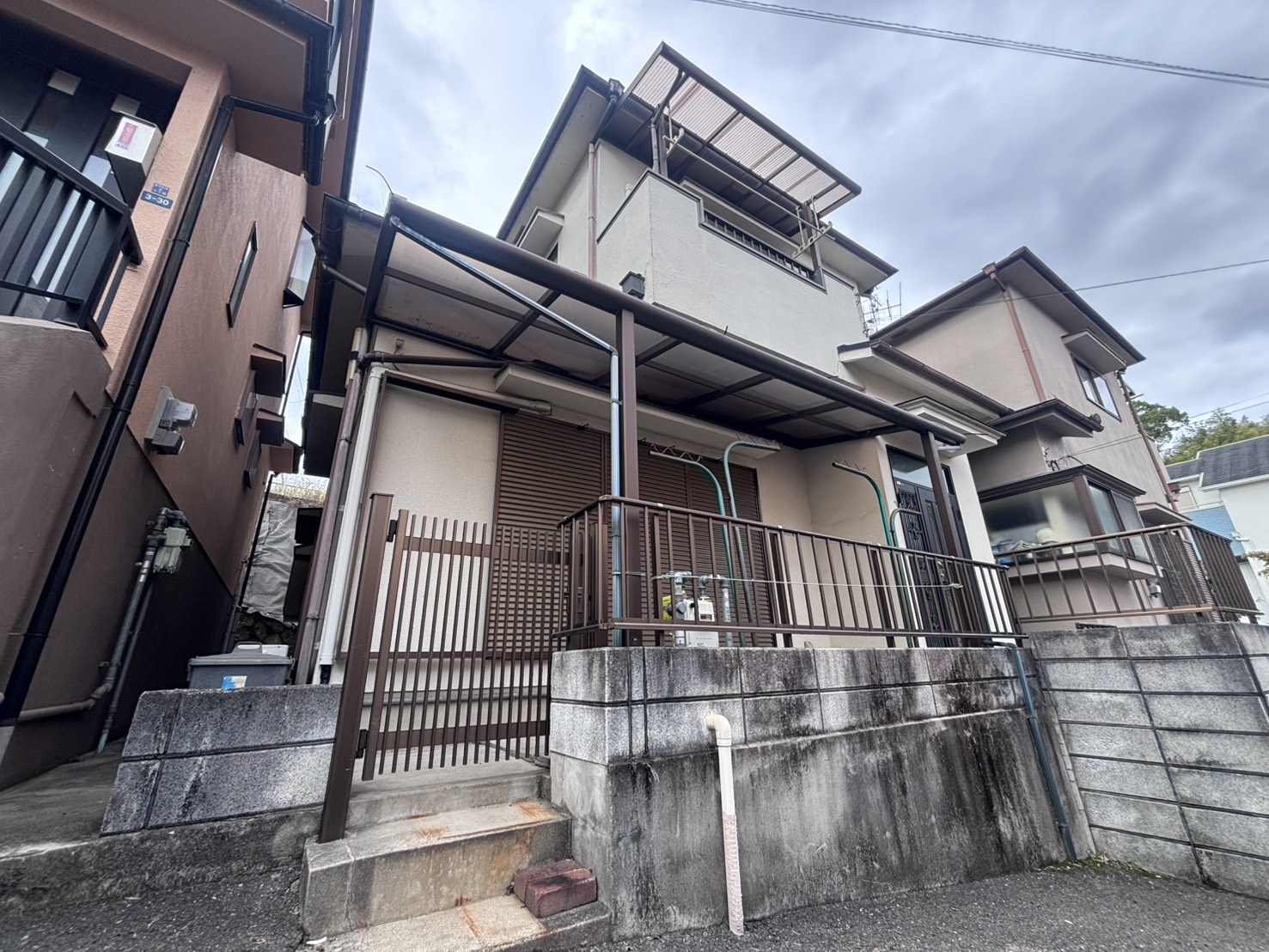 あやめ池北3丁目戸建の外観