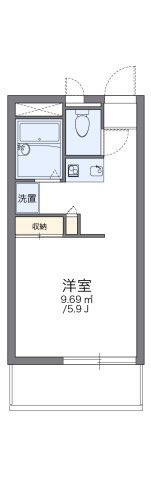 レオパレスドミールの間取り