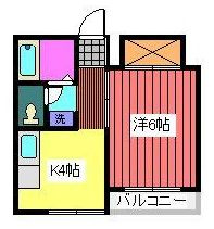 メゾンKMの間取り
