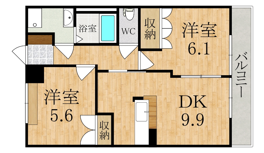 ファミールの間取り
