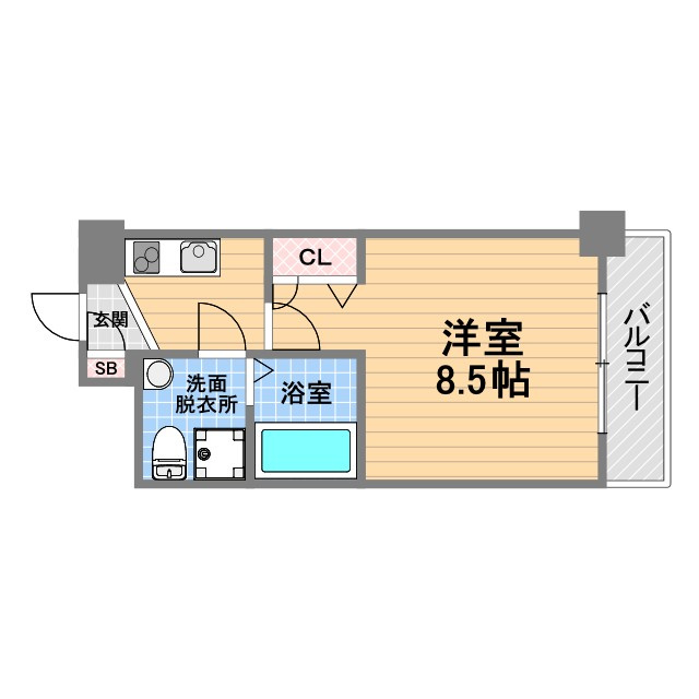 セレニテ甲子園Ⅱの間取り