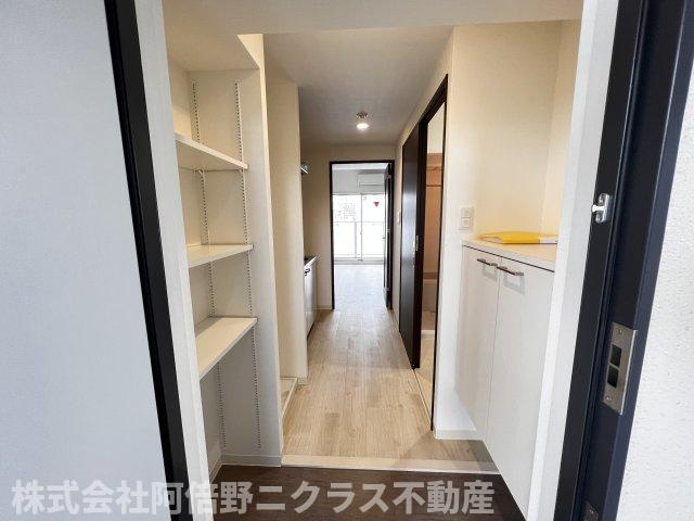 ラクラス阿倍野元町の玄関