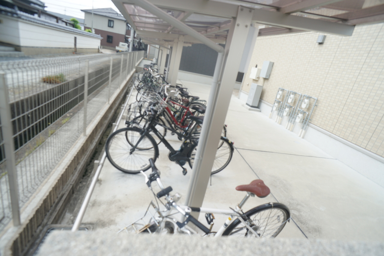 グリーンコートの駐車場