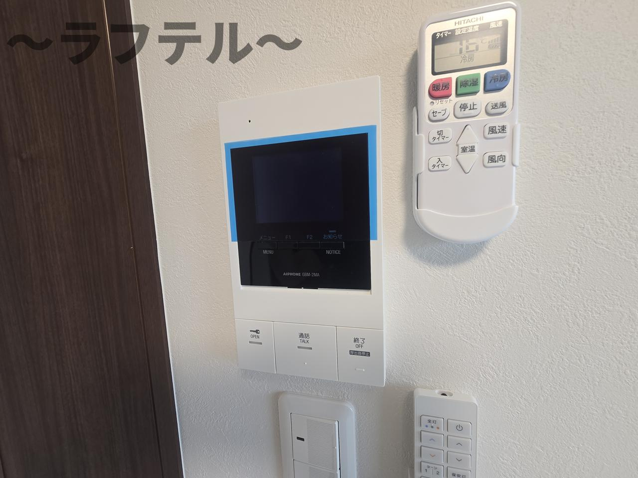 所沢市東狭山ケ丘１丁目のアパートのセキュリティ|別部屋イメージ