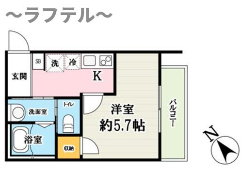 所沢市東狭山ケ丘１丁目のアパートの間取り