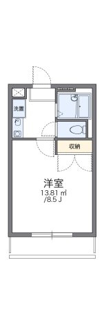 レオパレス関屋の間取り
